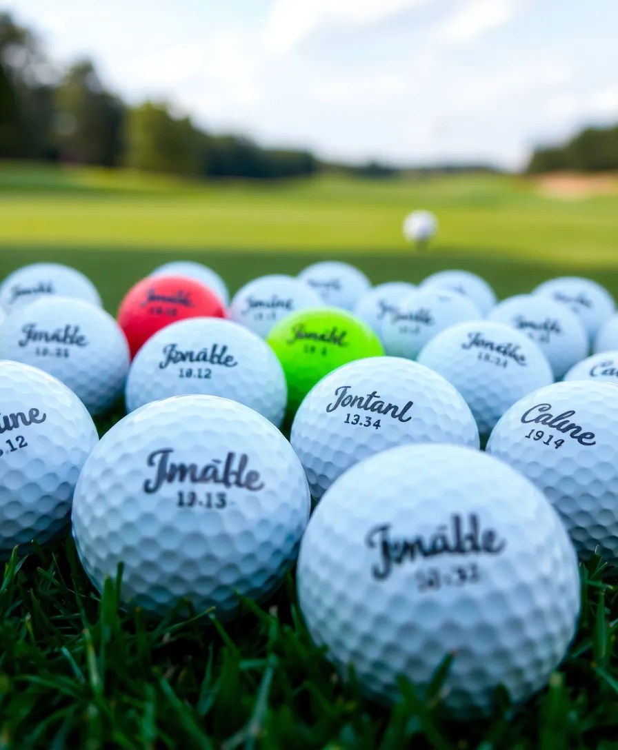 25 Unique Golf Gifts That Every Avid Golfer Will Absolutely Love! - 1. Personalized Golf Balls