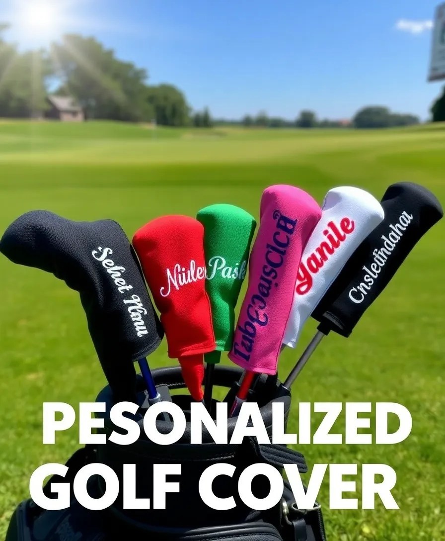 25 Unique Golf Gifts That Every Avid Golfer Will Absolutely Love! - 17. Personalized Golf Club Covers