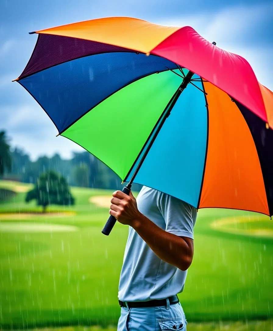 25 Unique Golf Gifts That Every Avid Golfer Will Absolutely Love! - 18. Golf Umbrella