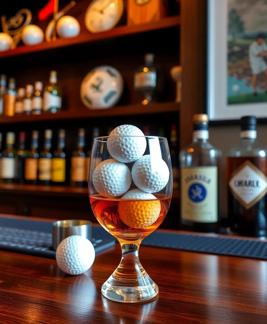25 Unique Golf Gifts That Every Avid Golfer Will Absolutely Love! - 5. Golf Ball Whiskey Chillers