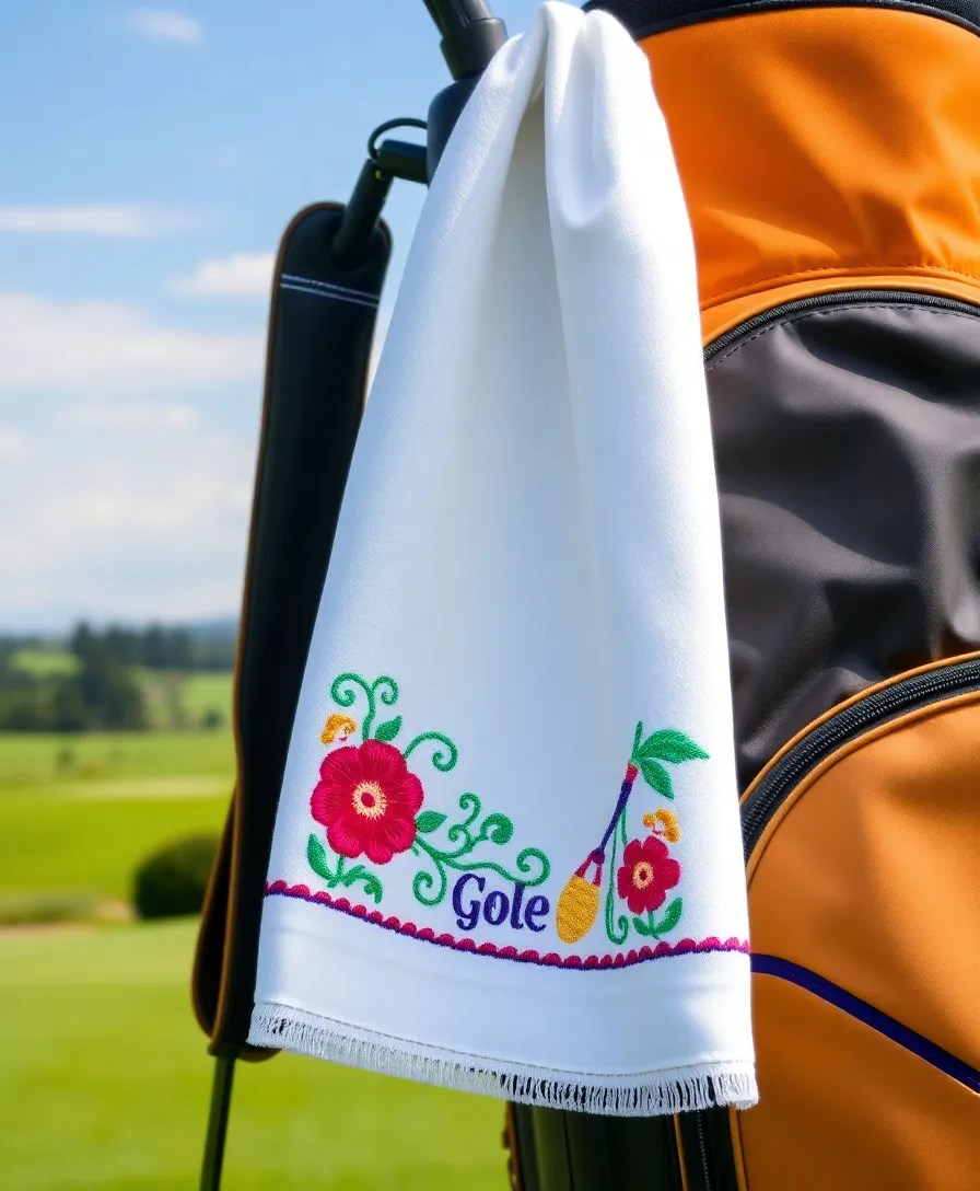 25 Unique Golf Gifts That Every Avid Golfer Will Absolutely Love! - 6. Custom Golf Towel